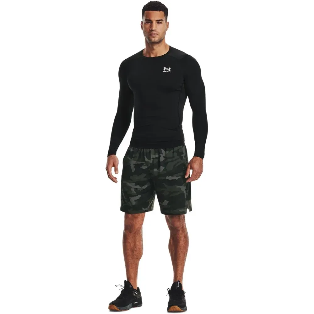 Under Armour Camiseta 1361524-001 M ML COMPRESSAO PretoBranco Poliester -3-